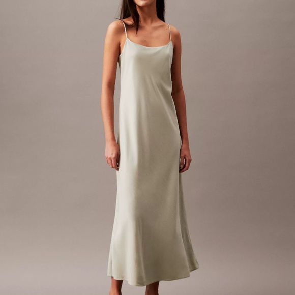 Calvin Klein Midi Slip Dress - Picture 1 of 4